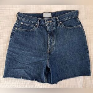 Everlane Dark Blue Organic Cotton Shorts